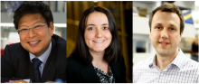 Headshots of Drs. Jerold Chun, Duygu Kuzum, and Christopher D. Harvey