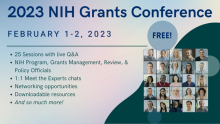 2023 NIH Grants Conference Flyer: Feb 1-2 2023