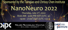 Flyer for a NanoNeuro 2022 event