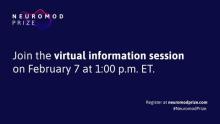 Join the virtual info session on February 7 at 1 pm ET