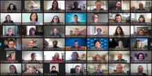 Screenshot of virtual Next Generation Workshop attendees