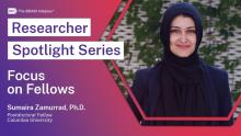 Sumaira Zamurrad Researcher Spotlight series banner